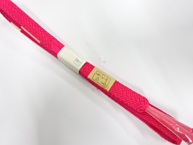 未使用品　正絹　手組帯締め